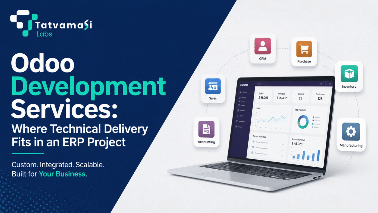 Odoo Development Services: Where Technical Delivery Fits in an ERP Project tatvamasi labs