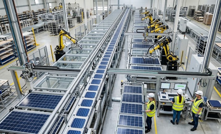 Solar module manufacturing software